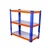 Blueboy 36 x 36 x 15 Inches 3 GI Shelves Boltless Adjustable Multipurpose Rack (Red and Blue)